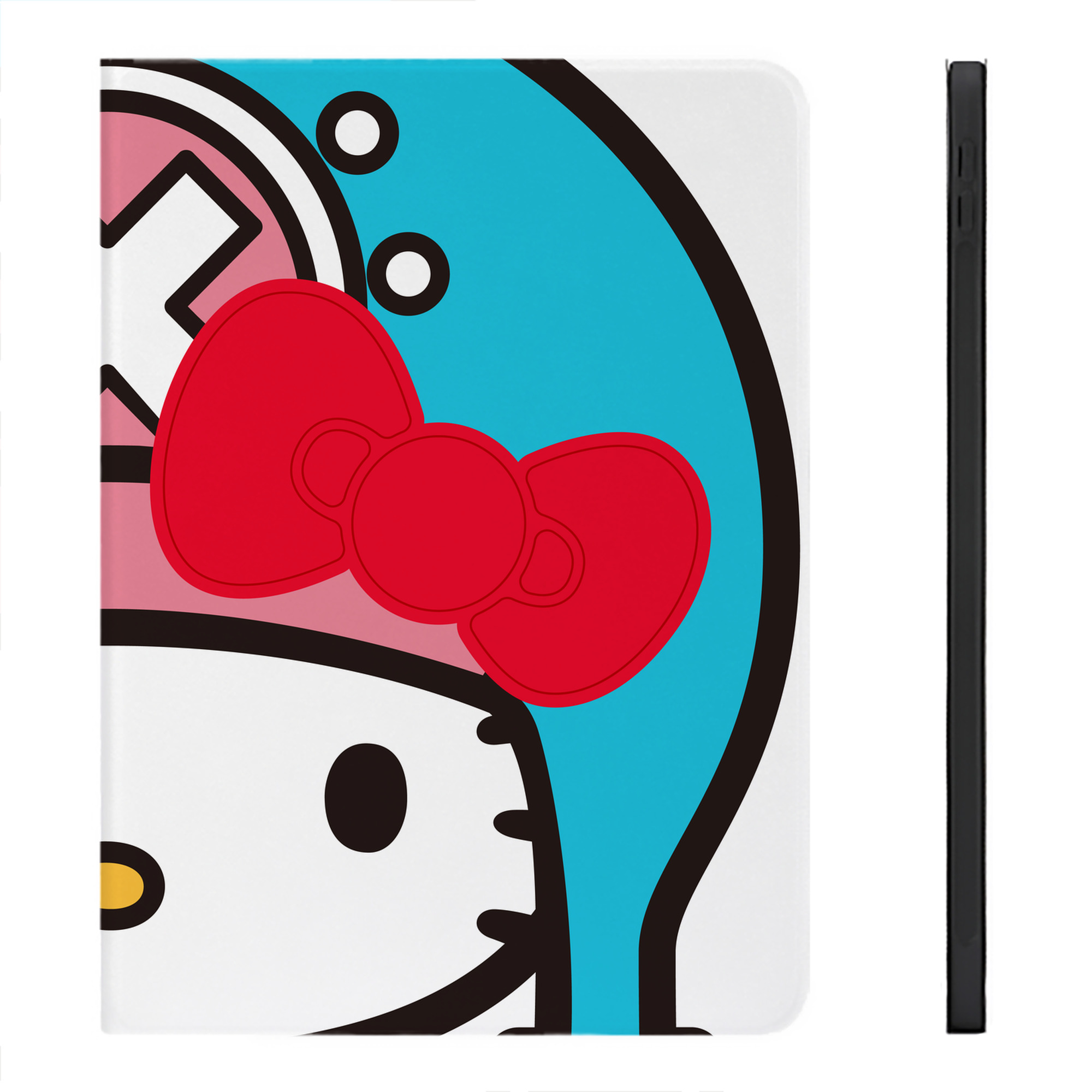 （画像用） Hello Kitty ハローキティ IPadケース ペンホルダー付き ブックスタイルデザイン